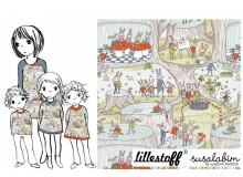 Bio Jersey Lillestoff - Hasenschule Susalabim
