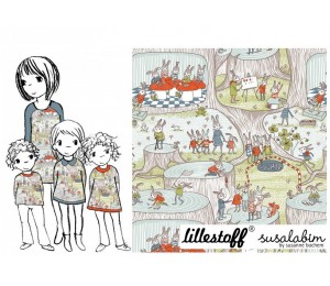 Bio Jersey Lillestoff - Hasenschule Kombi Ringel Susalabim