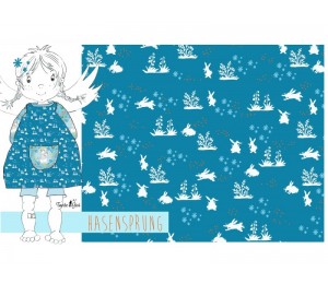 Bio Jersey Lillestoff - Hasensprung von Tante Gisi