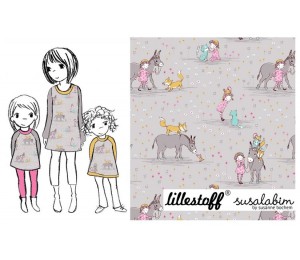 REST 87cm Bio Jersey Lillestoff - Komm einfach mit