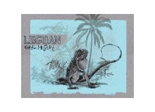 Bio Jersey Lillestoff - Leguan Panel