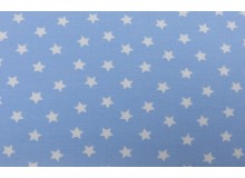 Jersey - Kleine Sterne hellblau