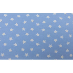 Jersey - Kleine Sterne hellblau