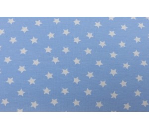 Jersey - Kleine Sterne hellblau