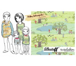 Bio Jersey Lillestoff - Bellas Jahreszeiten La Primavera Susalabim