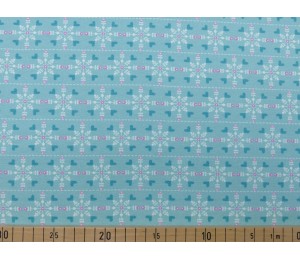 Jersey Wintertraum Kombi türkis mint rosa
