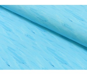 Jersey Aquarelle Petra Laitner türkis 