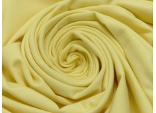 Jersey Uni - pastell gelb 