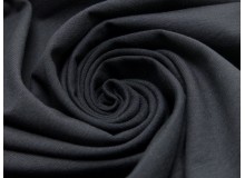 Jersey Uni - einfarbig schwarz