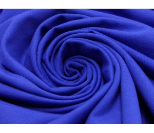 Jersey Uni - einfarbig royal blau
