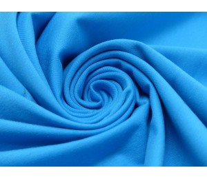 Jersey Uni - einfarbig kräftig türkisblau