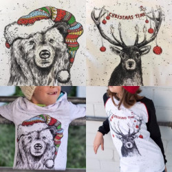 Bio Jersey Lillestoff - Weihnachtstiere