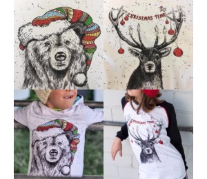 Bio Jersey Lillestoff - Weihnachtstiere