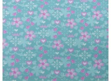 Jersey Wintertraum türkis mint rosa