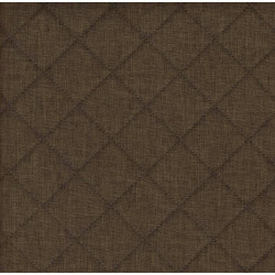 Taschenstoff gesteppt Moskau dunkelbraun meliert