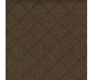 Taschenstoff gesteppt Moskau dunkelbraun meliert