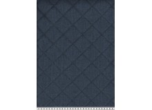 REST 40cm Taschenstoff gesteppt Moskau dunkelblau