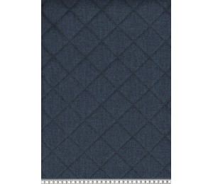 REST 40cm Taschenstoff gesteppt Moskau dunkelblau