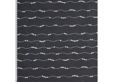 Double Gauze Musselin Wellen grau