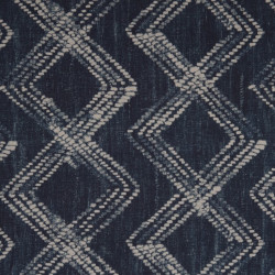 Dekostoff Canvas Bogota Jeansoptik Rauten dunkelblau