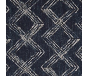 Dekostoff Canvas Bogota Jeansoptik Rauten dunkelblau