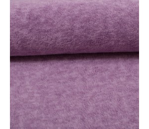 Fleece - Felix flieder aubergine meliert
