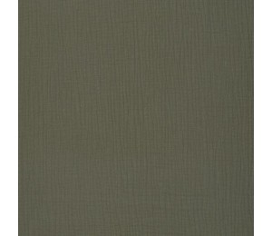 REST 70cm Double Gauze Musselin Jenke Uni khaki