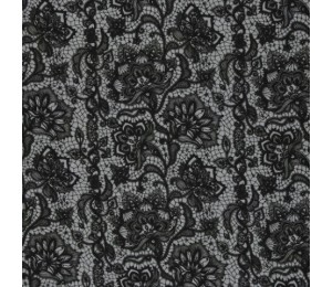 Sweat - Boris Lace Spitze schwarz grau anthrazit