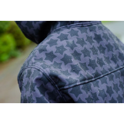 Softshell - Farbenmix Staaars schwarz