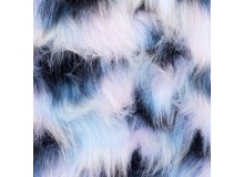 Fellstoff - Multicolor rosa schwarz weiß