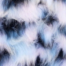 Fellstoff - Multicolor rosa schwarz weiß