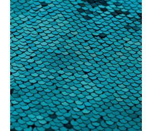 Wendepailletten - petrol braun