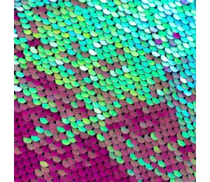 Wendepailletten - pink holographisch