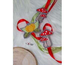 Stickserie - Herbstkranz