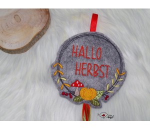 Stickserie - Herbstkranz