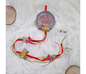 Stickserie - Herbstkranz