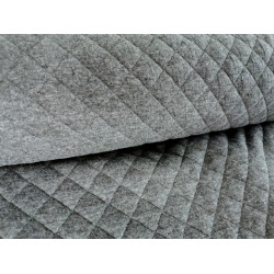 Jacquard-Stepper Jersey XL Rauten dunkelgrau meliert