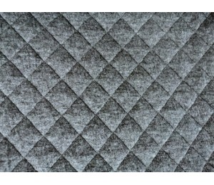 Jacquard-Stepper Jersey XL Rauten dunkelgrau meliert