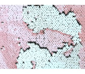 Wendepailletten - hellrosa weiss matt