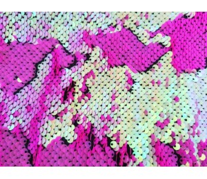 Wendepailletten - pink holographisch