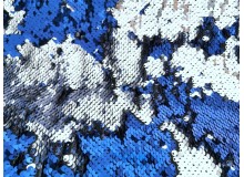 Wendepailletten - blau silber