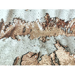 Wendepailletten - weiss altrosa