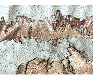 Wendepailletten - weiss altrosa