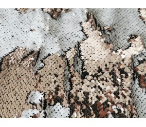 Wendepailletten - weiss altrosa