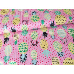 Baumwolle - Patchwork Summerlicious Ananas koralle