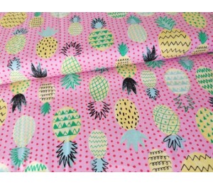 Baumwolle - Patchwork Summerlicious Ananas koralle