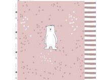 French Terry - Emmapünktchen Herr Pfeiffer Panel rosa