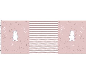 French Terry - Emmapünktchen Herr Pfeiffer Panel rosa