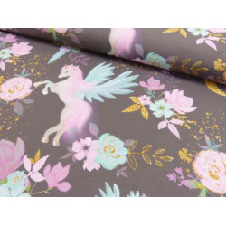 French Terry - Golden Unicorn