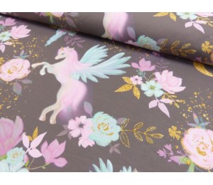 French Terry - Golden Unicorn